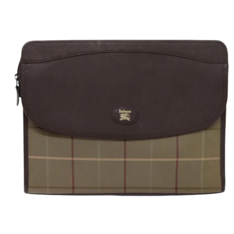 BURBERRY Nova Check Clutch Bag