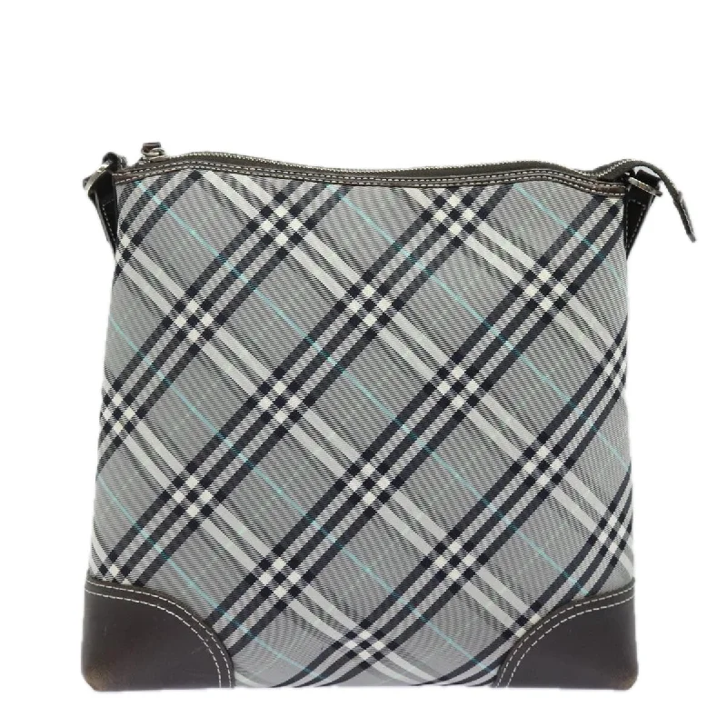 BURBERRY Blue Label Nova Check Shoulder Bag Gray  80145