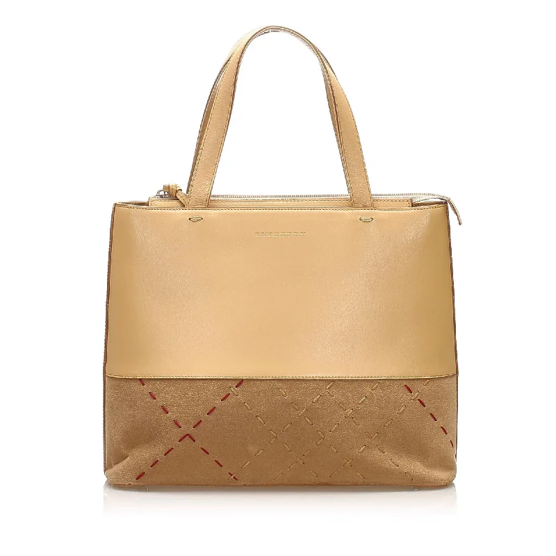 Burberry Leather Handbag (SHG-13617)