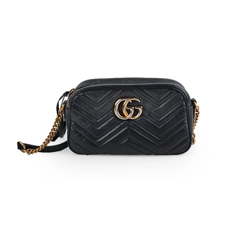 Gucci Marmont Small Camera Bag Black