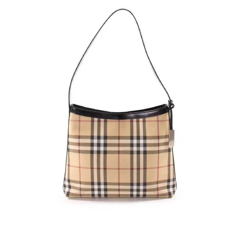 Burberry Haymarket Mini Tote Bag