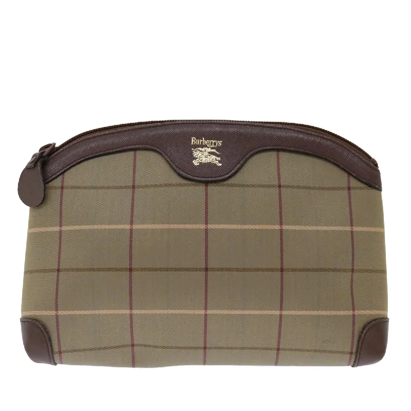 BURBERRY Nova Check Clutch Bag