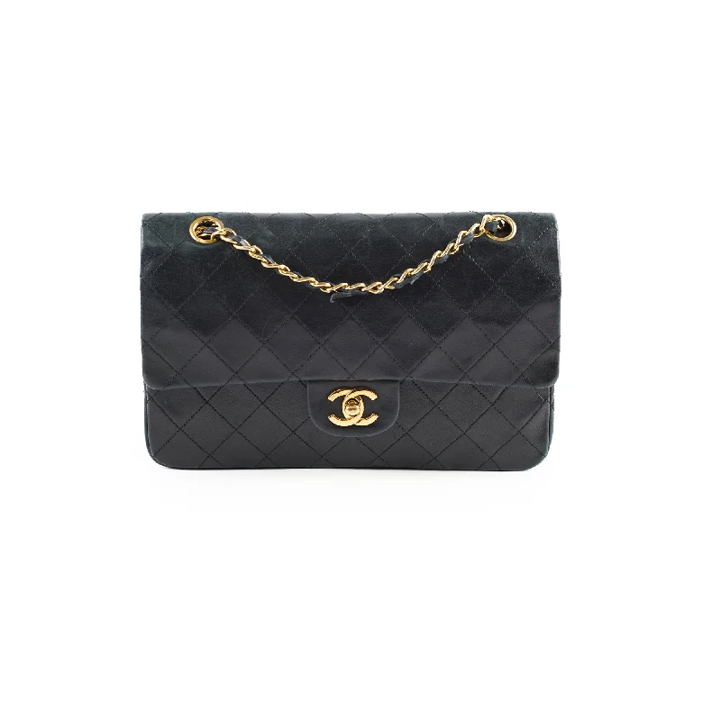 Chanel Medium/Large Vintage Double Classic Flap Black