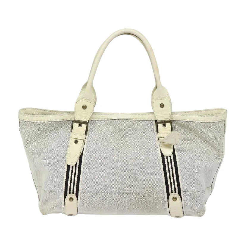 BURBERRY Blue Label Tote Bag Canvas Beige  bs15728