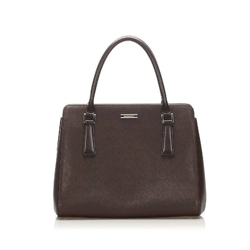 Burberry Leather Handbag (SHG-11640)