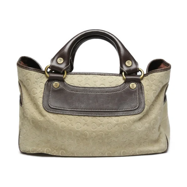 CELINE Handbag Suede beige Suede Celine Boogie bag Women Used