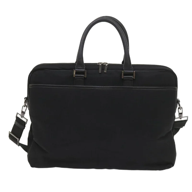 BURBERRY Black label Hand Bag Nylon 2way Black  ki3666