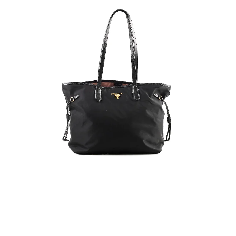 Prada Nylon Tote Bag Black