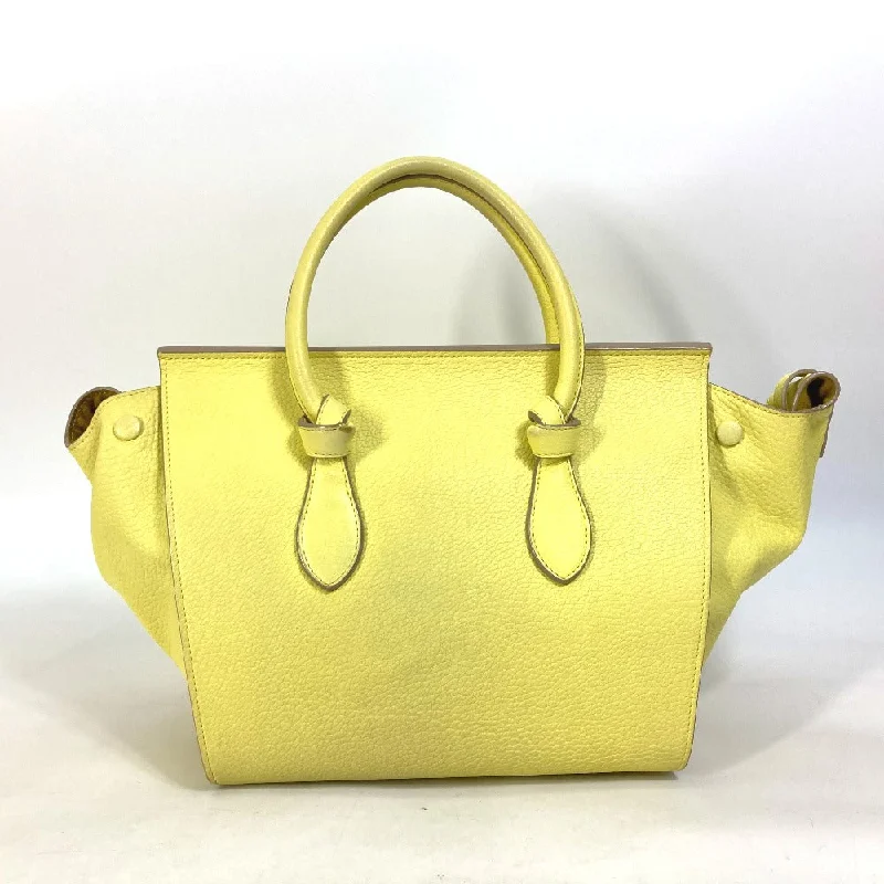 CELINE Handbag 175883 leather yellow Tote Bag belt bag Thai Mini Thai Bag Women Secondhand