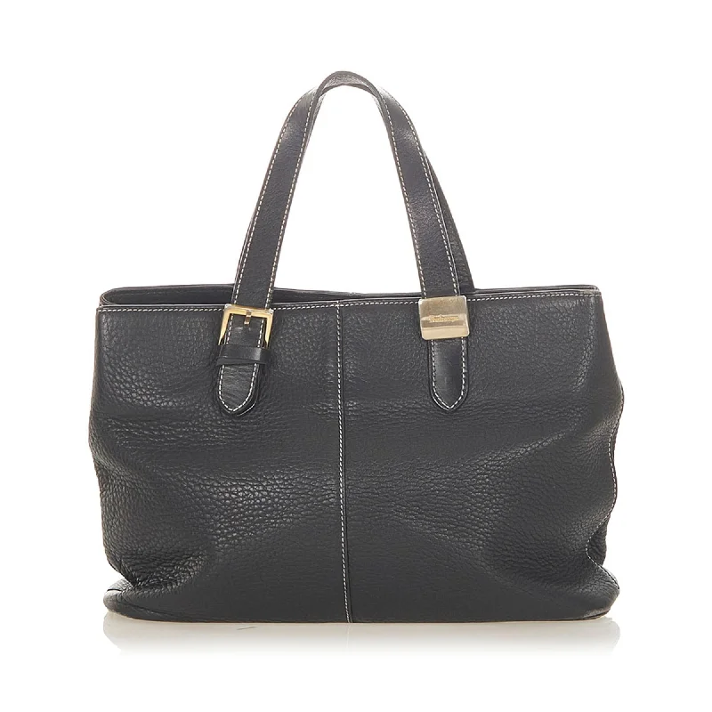 Burberry Leather Handbag (SHG-19385)