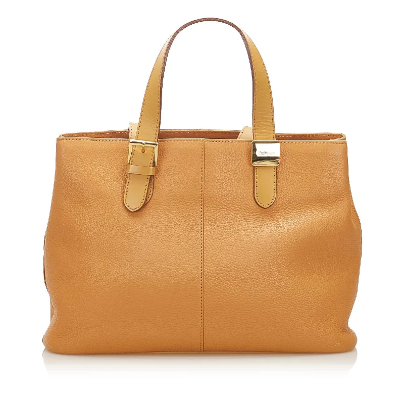 Burberry Leather Handbag (SHG-18406)