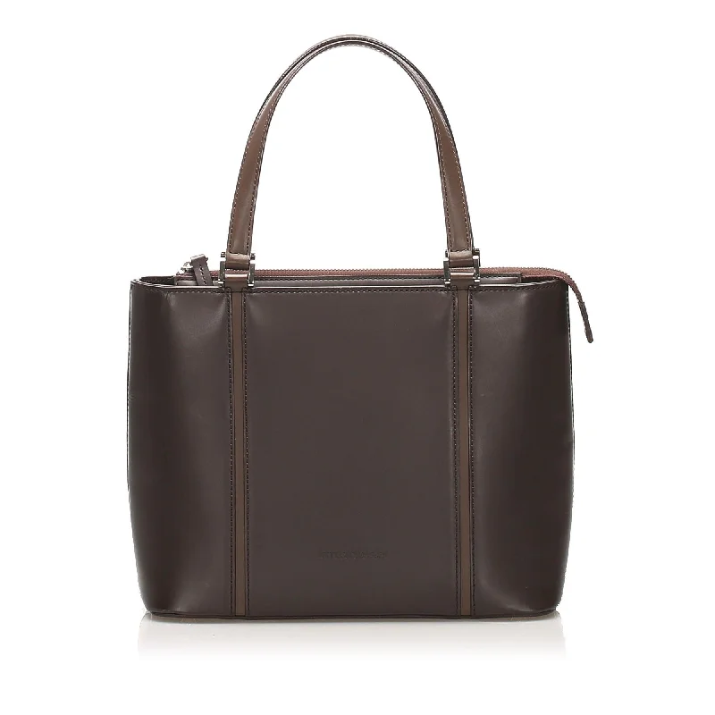 Burberry Leather Handbag (SHG-11355)