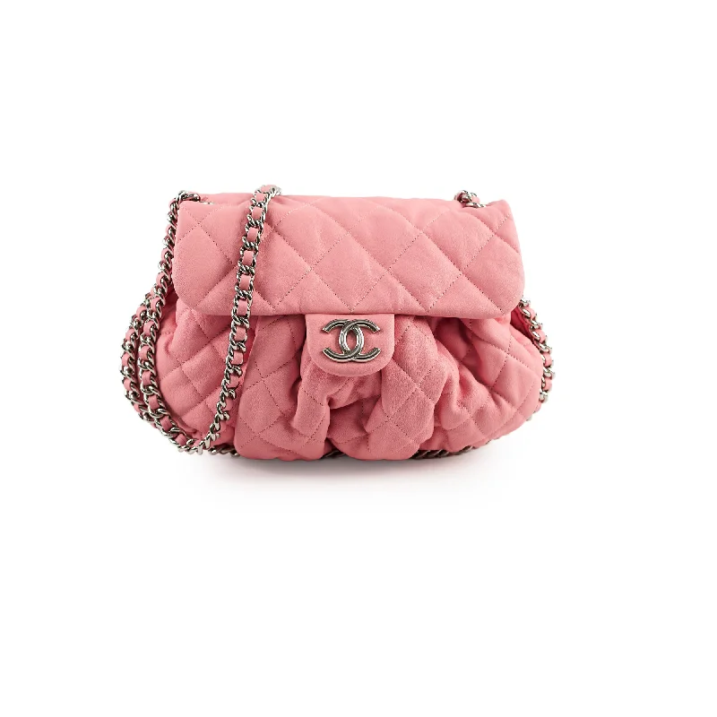 Chanel Chain Around Crossbody Bag Pink